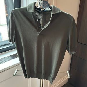 Thom Sweeney - Men’s Knit Polo Sweater - Size 46